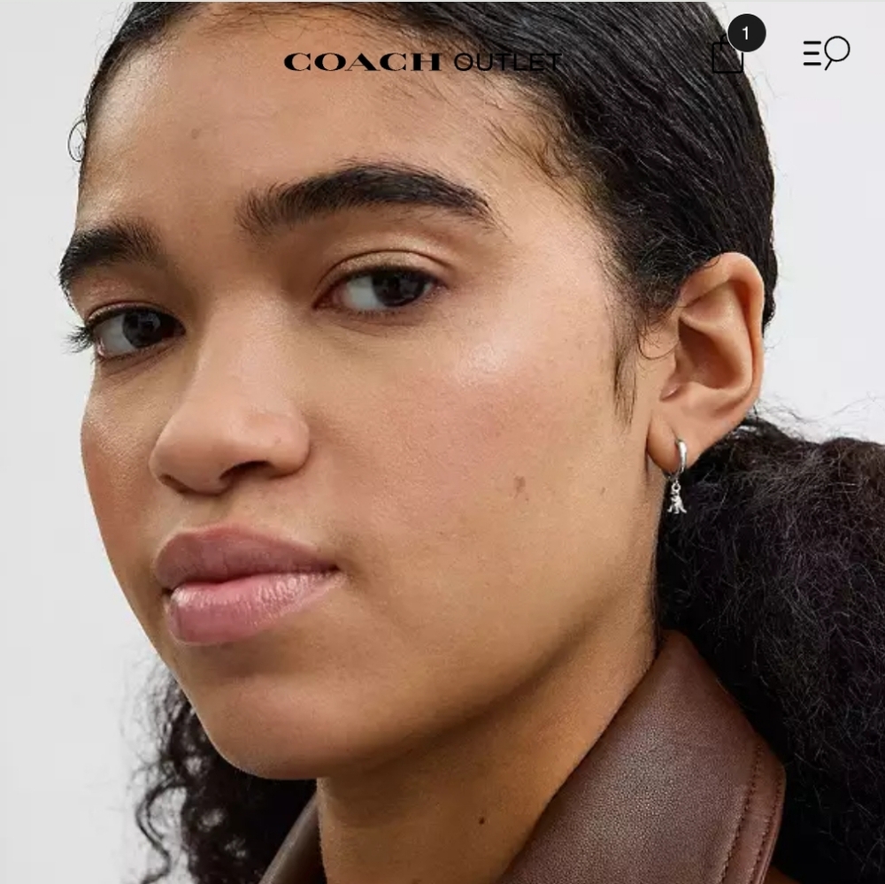 COACH REXY AND KEY EARRINGS - Picture 5 of 9